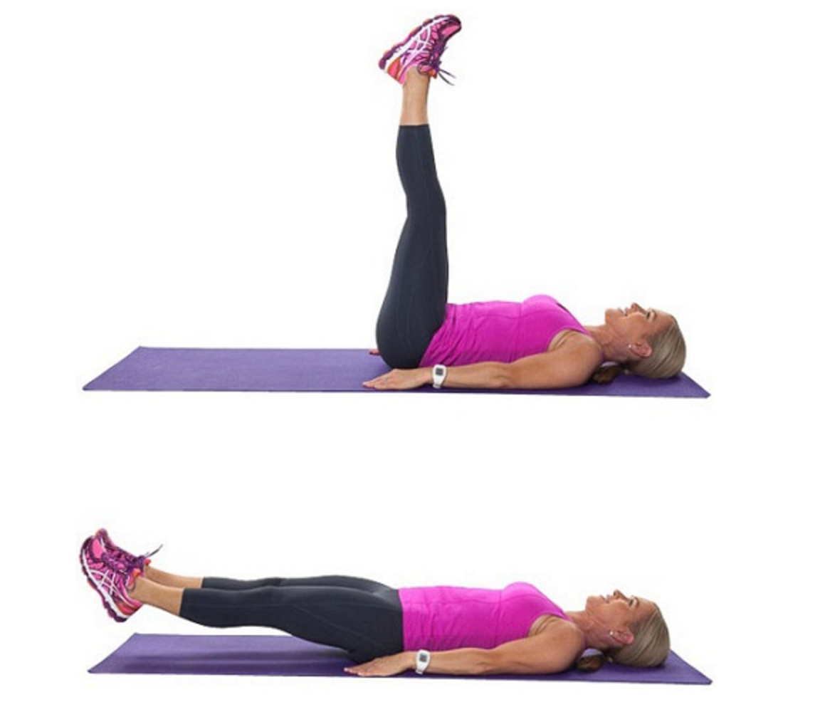 подъём ног.