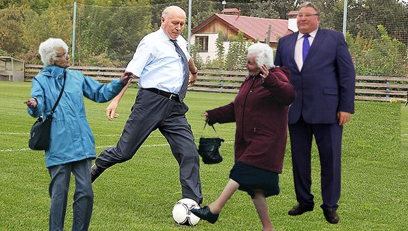 Н. Меркушкин и В. Волоков любыми путями доказывали пользу футбола