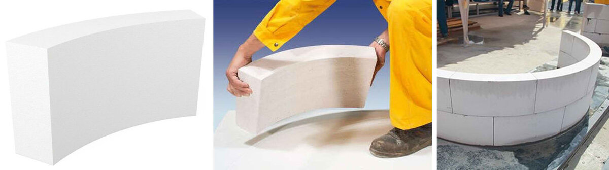 Появились новые конструктивные особенности для  круговой кладки .