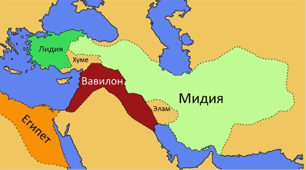 Вавилон на карте