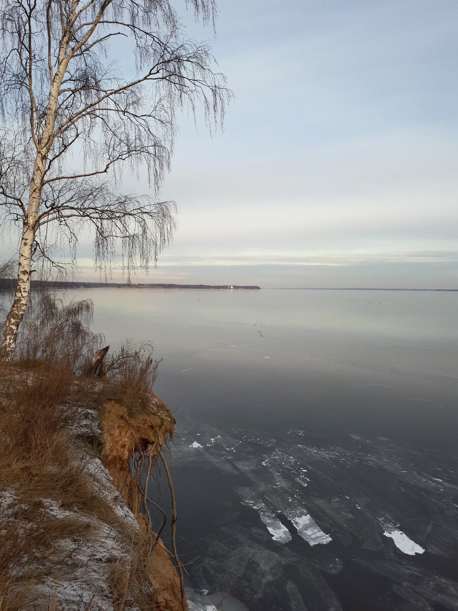 горьковское море зимой