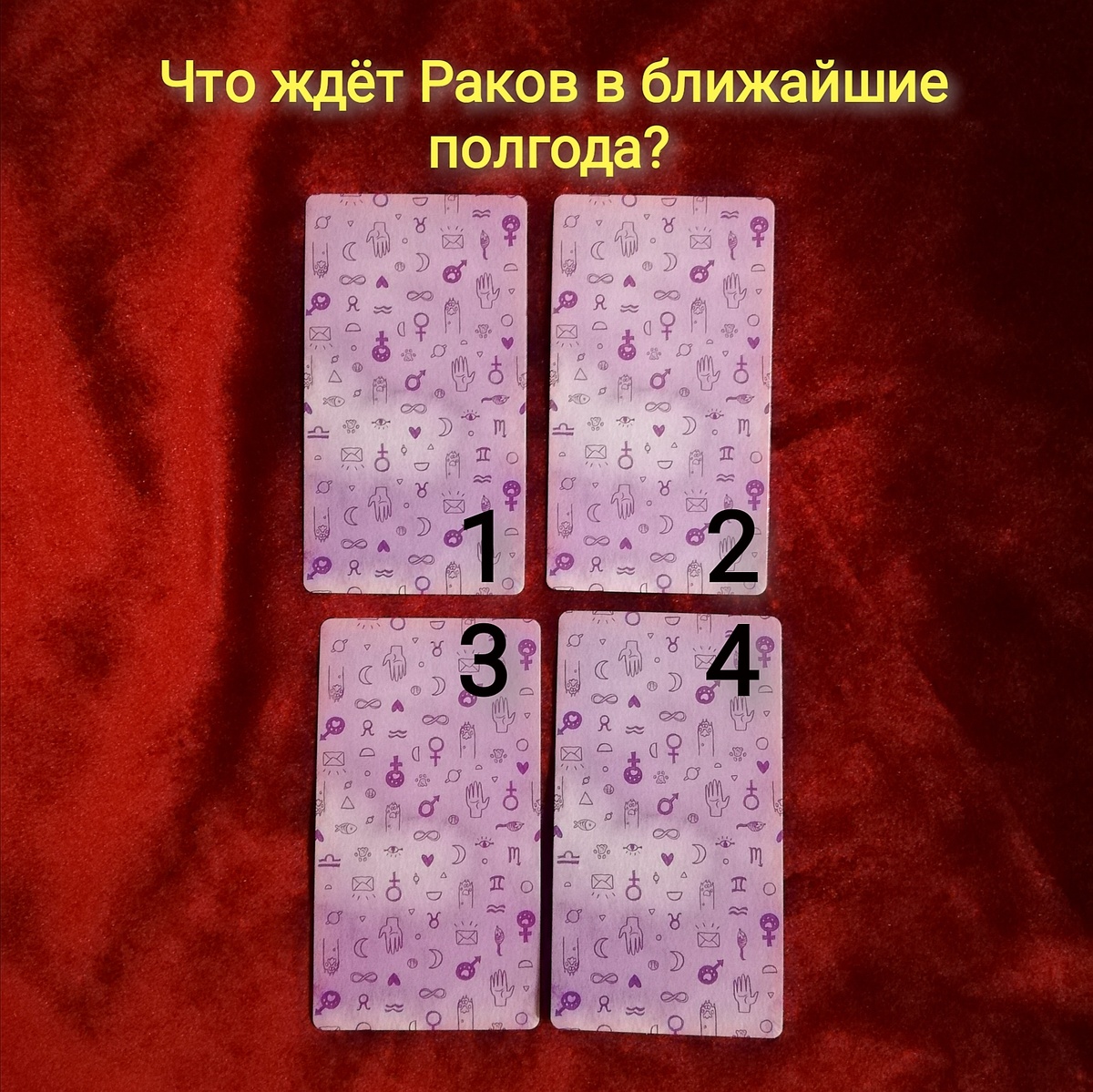 Выберете одну карту 