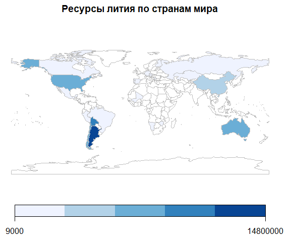 Данные U.S. Geological Survey, графика автора