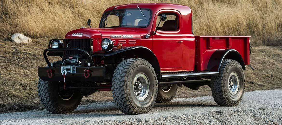 Dodge Power Wagon: один из вариантов – выполненный в красном и более «злыми» колёсами и лебёдкой! 