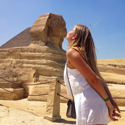 Фото у Сфинкса. Каир