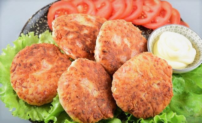 Ленивые пирожки на кефире.