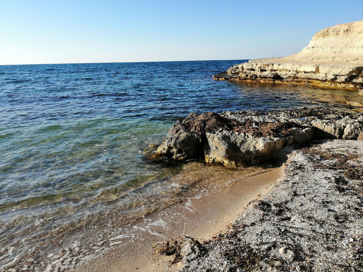 пляж межводное крым