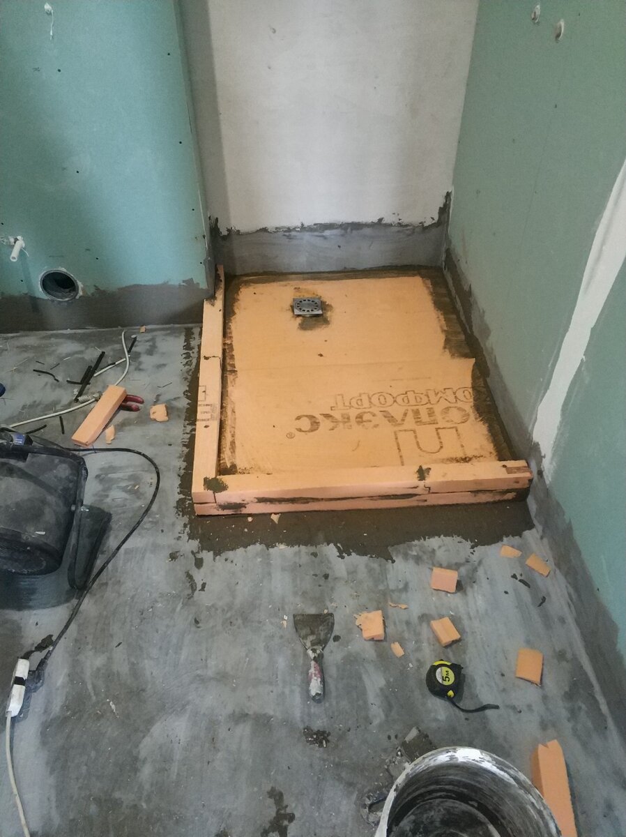 Душевой поддон из газобетона своими руками пошаговая инструкция