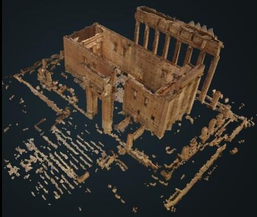 3D-реконструкция храма Баала (Иллюстрация:  UC San Diego)