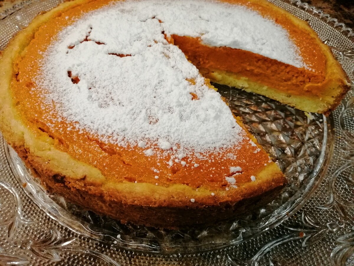 Вкусный пирог из тыквы