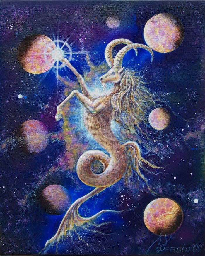 Символ знака Козерог удивительным образом совмещает в себе сознательность, стабильность, разум в человеке и одновременно нечто скрытое, бессознательное в его душе.