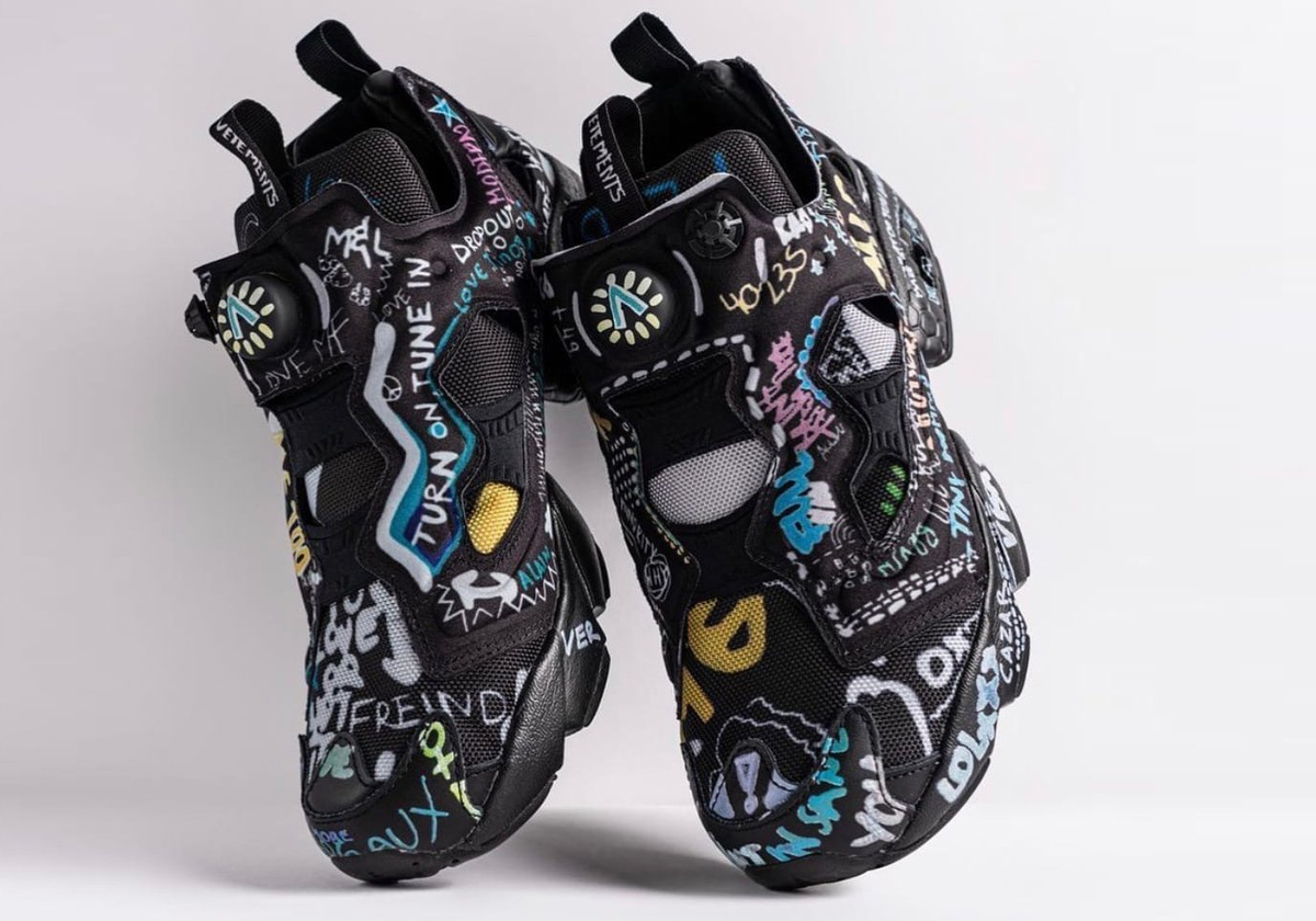 Кроссовки из коллаборации Vetements x Reebok Instapump Fury