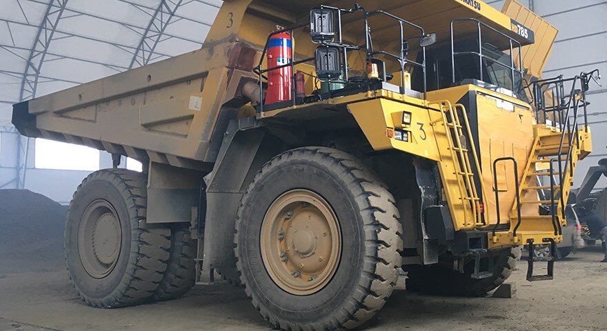 Карьерные самосвалы золотодобытчика «Соврудник» получили передовую автоматическую систему пожаротушения Eclipse Extreme
