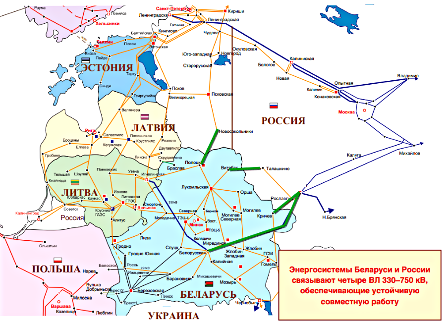 Карта белоруссии прибалтики и украины