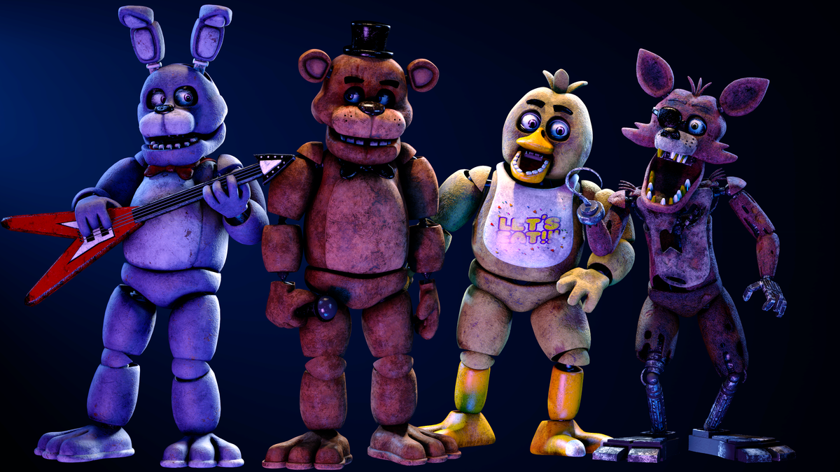 ФНАФ 1. FNAF 1 АНИМАТРОНИКИ. АНИМАТРОНИКИ из ФНАФ 1. ФНАФ+ АНИМАТРОНИКИ.