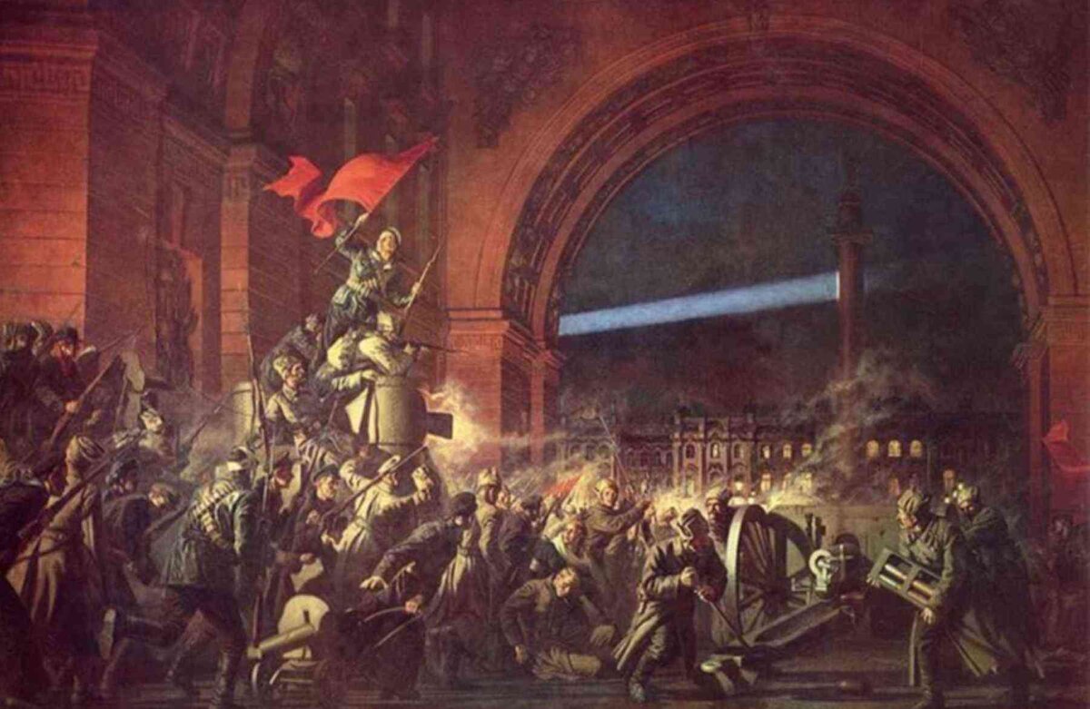 Штурм Зимнего был настоящим воплощением революционного хаоса 