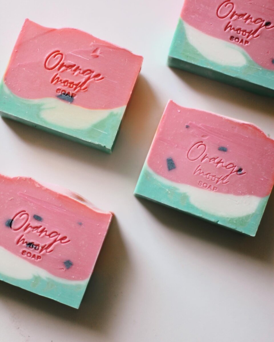 Натуральное мыло «Арбуз» от Orangemoonsoap 