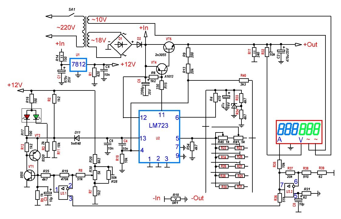 Лабораторный блок питания yaxun 1502dd схема Варианты доработки бюджетных лабораторных БП YG-1502DD (часть I) Свел Электрик Д