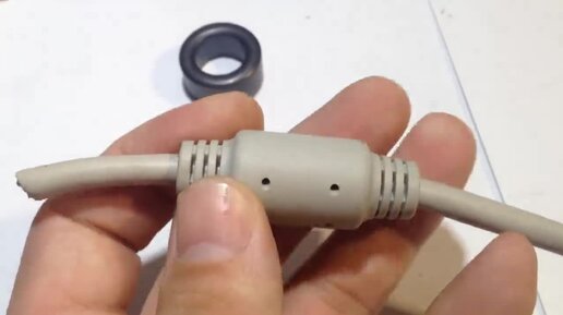 Зачем надевают ферритовое кольцо на провода и кабели | Электронные ...