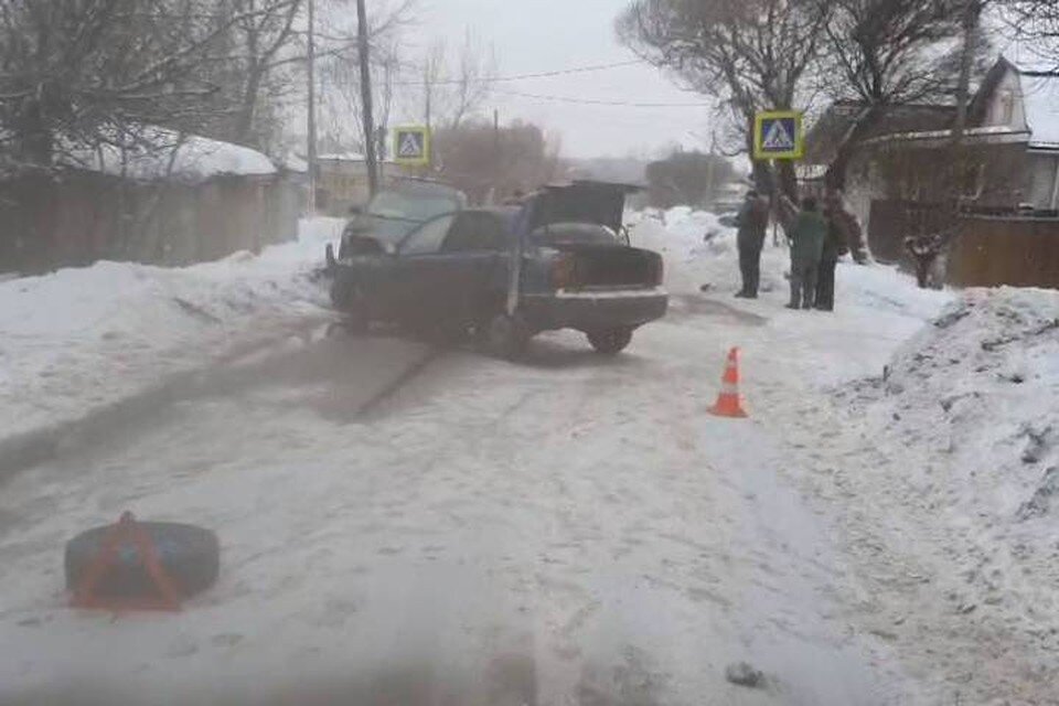     На заснеженной дороге машину занесло  ОПБДД УГИБДД ГУ МВД по Нижегородской области