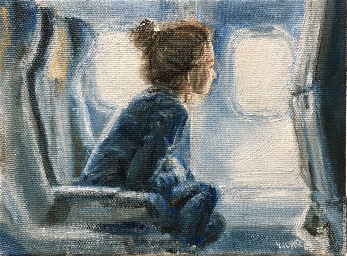 Иллюстрация: художник Всеволод Чистяков. "Над облаками".