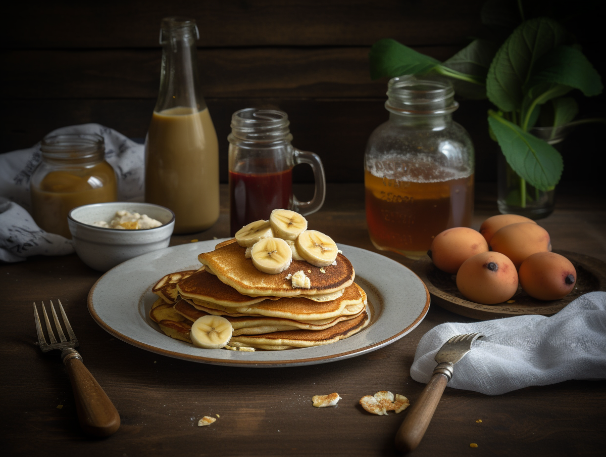 Вкусные блины с бананом