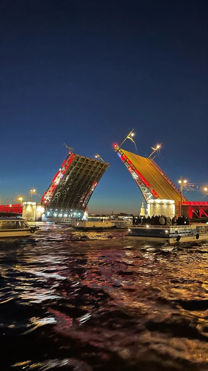 Фото развода мостов в санкт петербурге