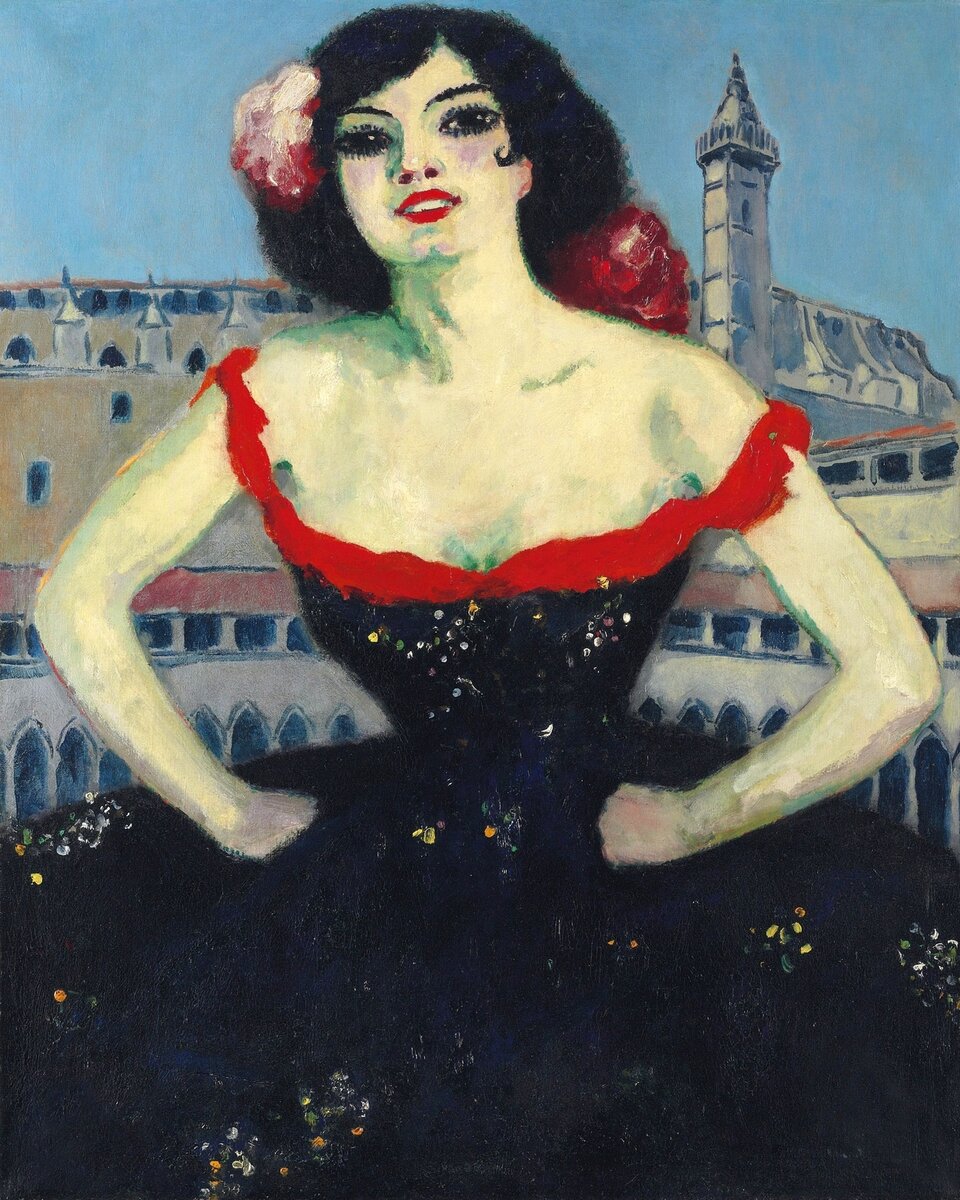 Кес ван Донген (Kees van Dongen) - Цыганка (La gitane), 1917-18 г.