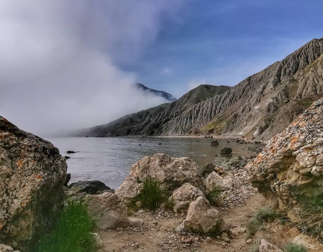 Лисья бухта Крым с палатками