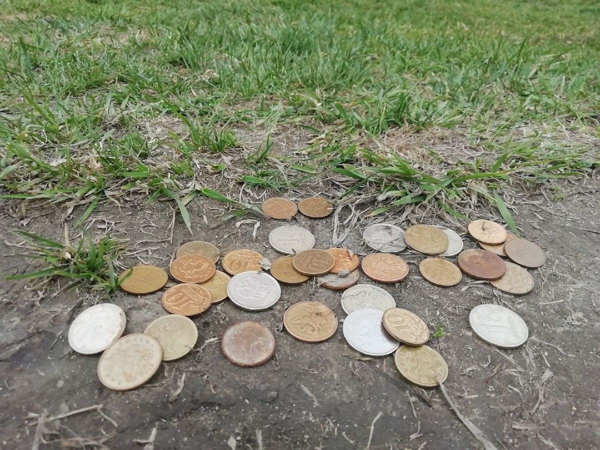 Примерное количество найденных монет