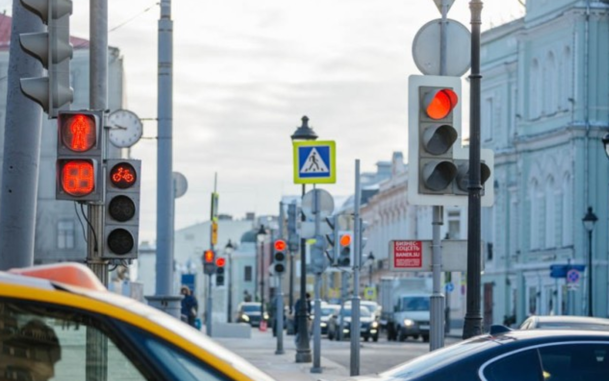 Светофоры в москве фото