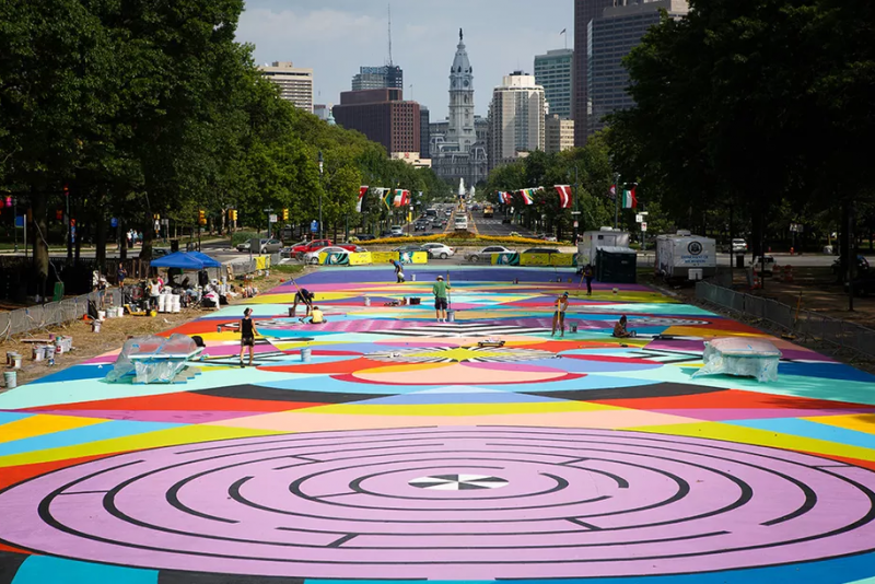 Mural Arts Philadelphia by Jessie and Katey. Фото by Steve Weinik