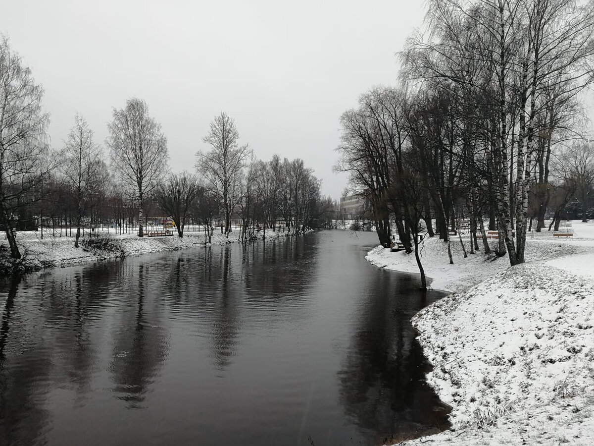 Река Охта Ржевка
