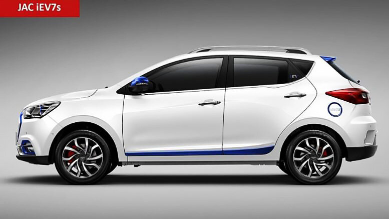 Электрический кроссовер JAC iEV7S