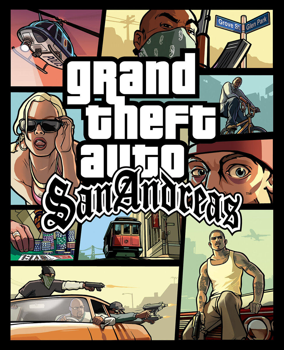 Обложка игры GTA: San Andreas