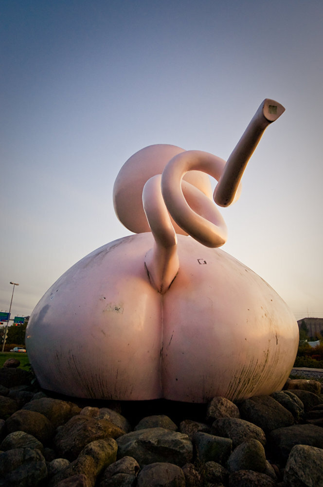 Статуя Posankka, город Турку.