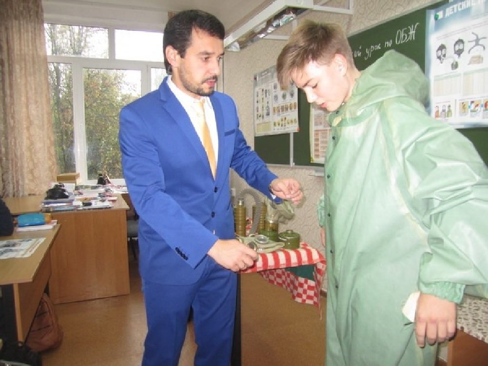Урок ОБЖ в одной из российских школ. Фото с сайта licey22vos.ru