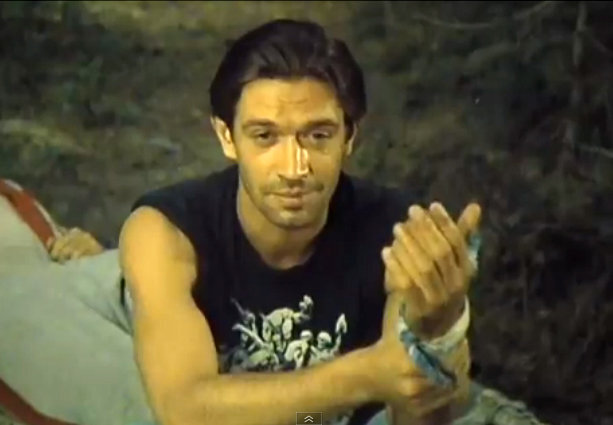 Владимир Машков, кадр из фильма «Зверь ликующий» (1989)