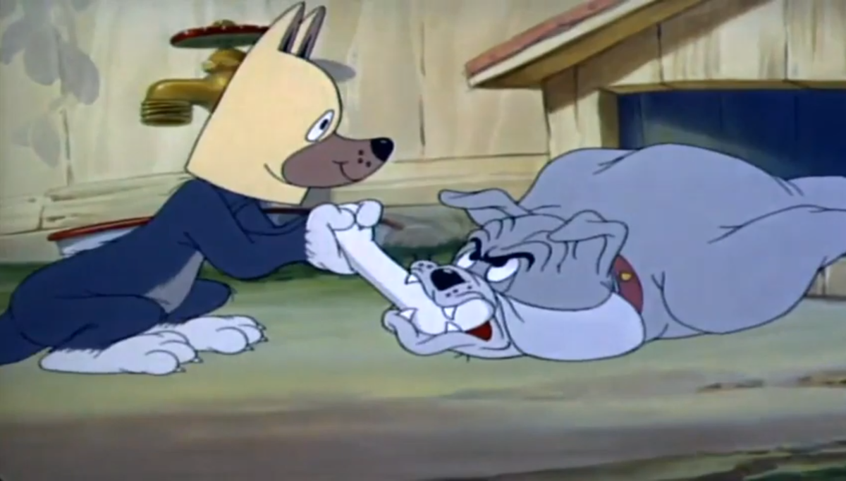 Кадр из мультфильма "Том и Джерри: В собачьей шкуре"