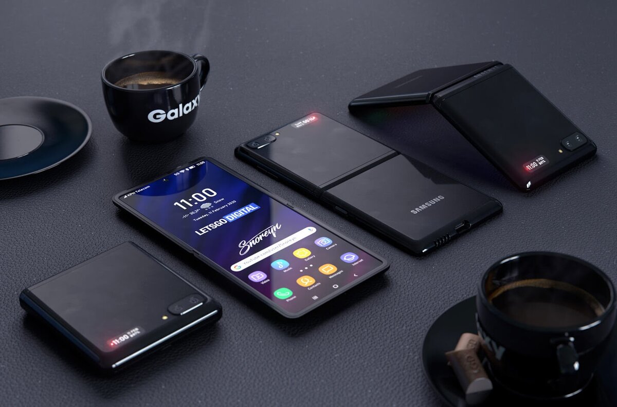 Дизайн смартфона Galaxy Z Flip