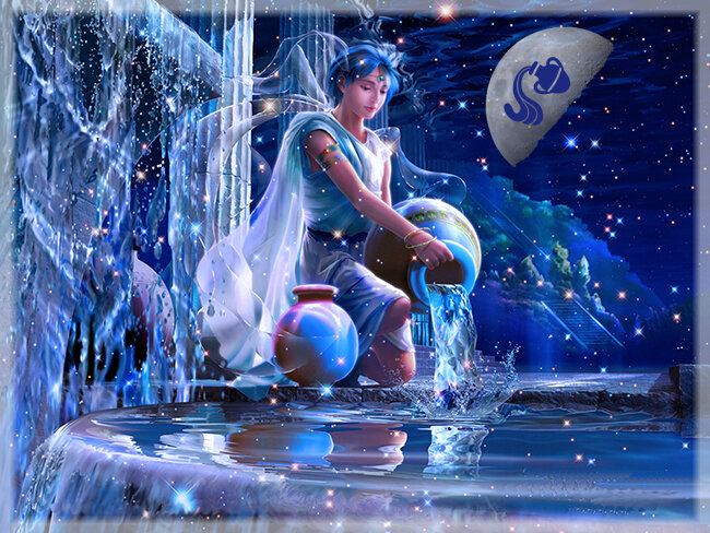 Луна в Водолее