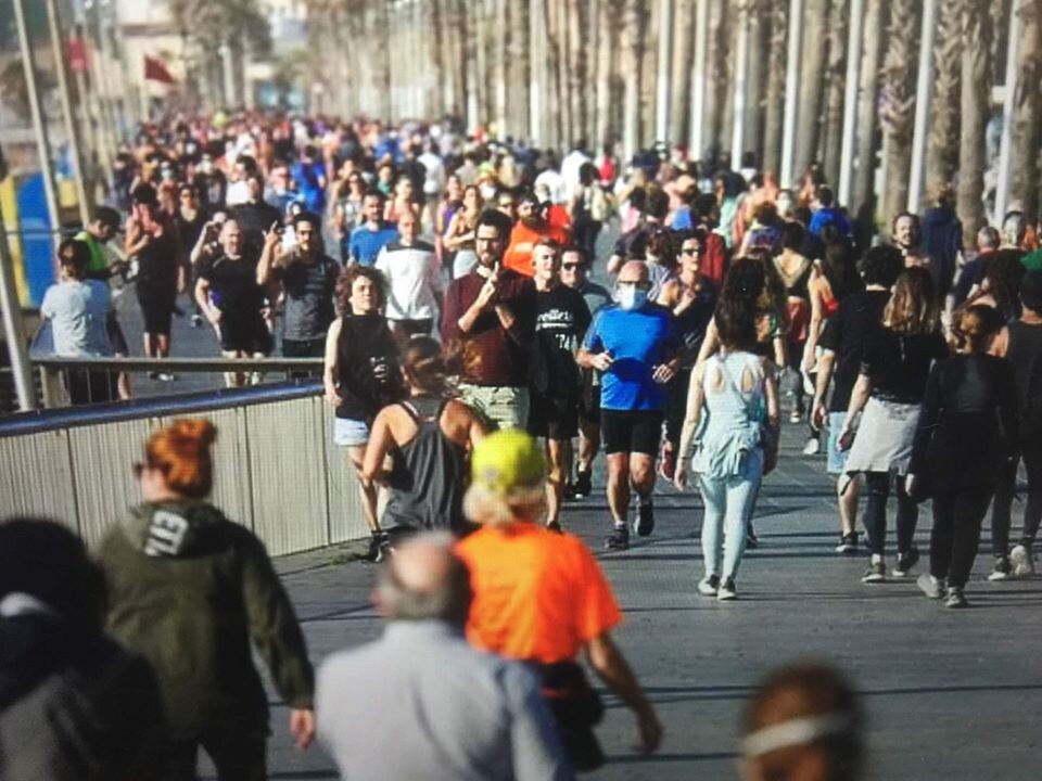 Набережная Барселоны 2 мая 2020 года