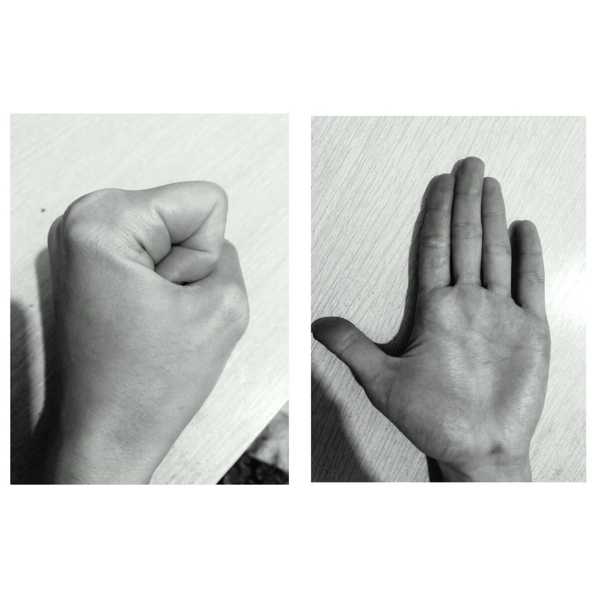 вот на кулачках) Словите метафору- разница между концентрацией и медитацией.