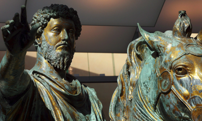 Марк Аврелий в Капитолийском музее в Риме. Фото Антонелло Нуска / Гамма-Рафо / Гетти