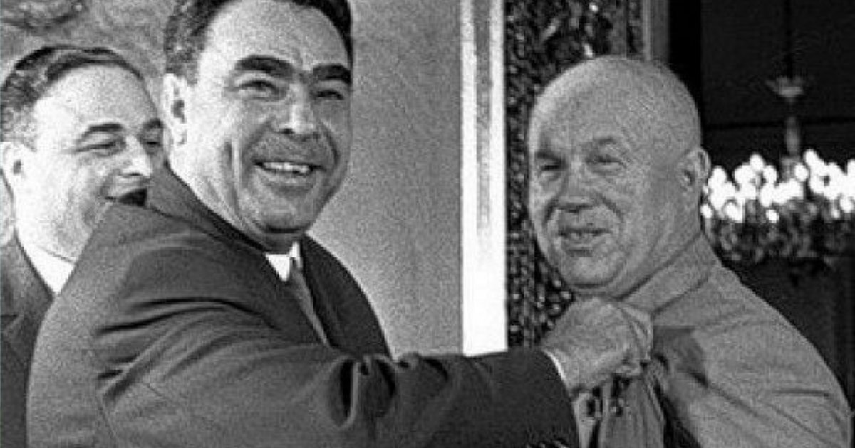 Хрещёв и Брежнев