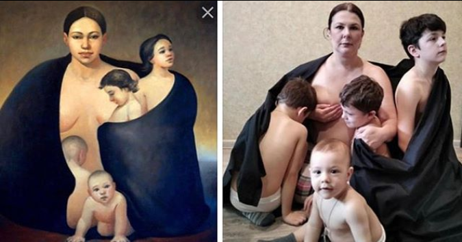 Маргарита Сикорская Многодетная мать Радость бытия. Автор: Юлия Охотникова