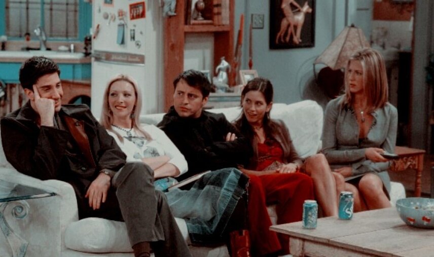 фрагмент из сериала "Друзья" 