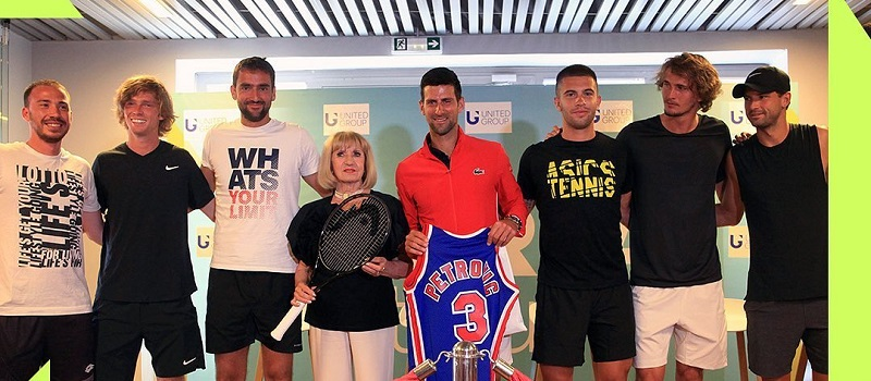 Пресс-конференция на турнире Джоковича