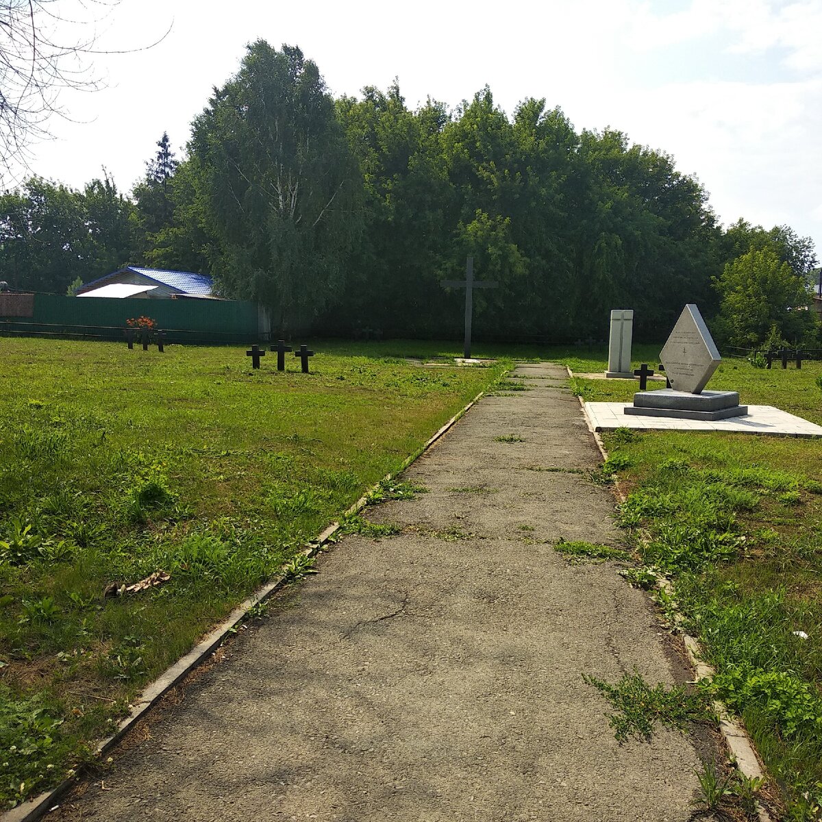 Кладбище в европейском стиле.