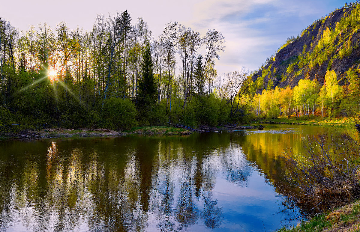 Утро на реке Тагил